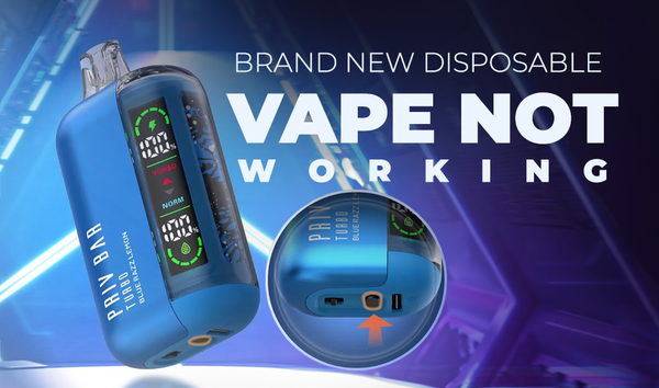 Brand New Disposable Vape Not Working