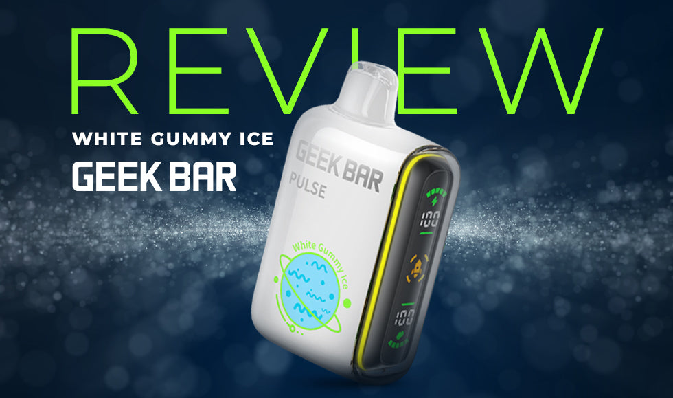 White Gummy Ice Geek Bar Review - Vape Juice Depot