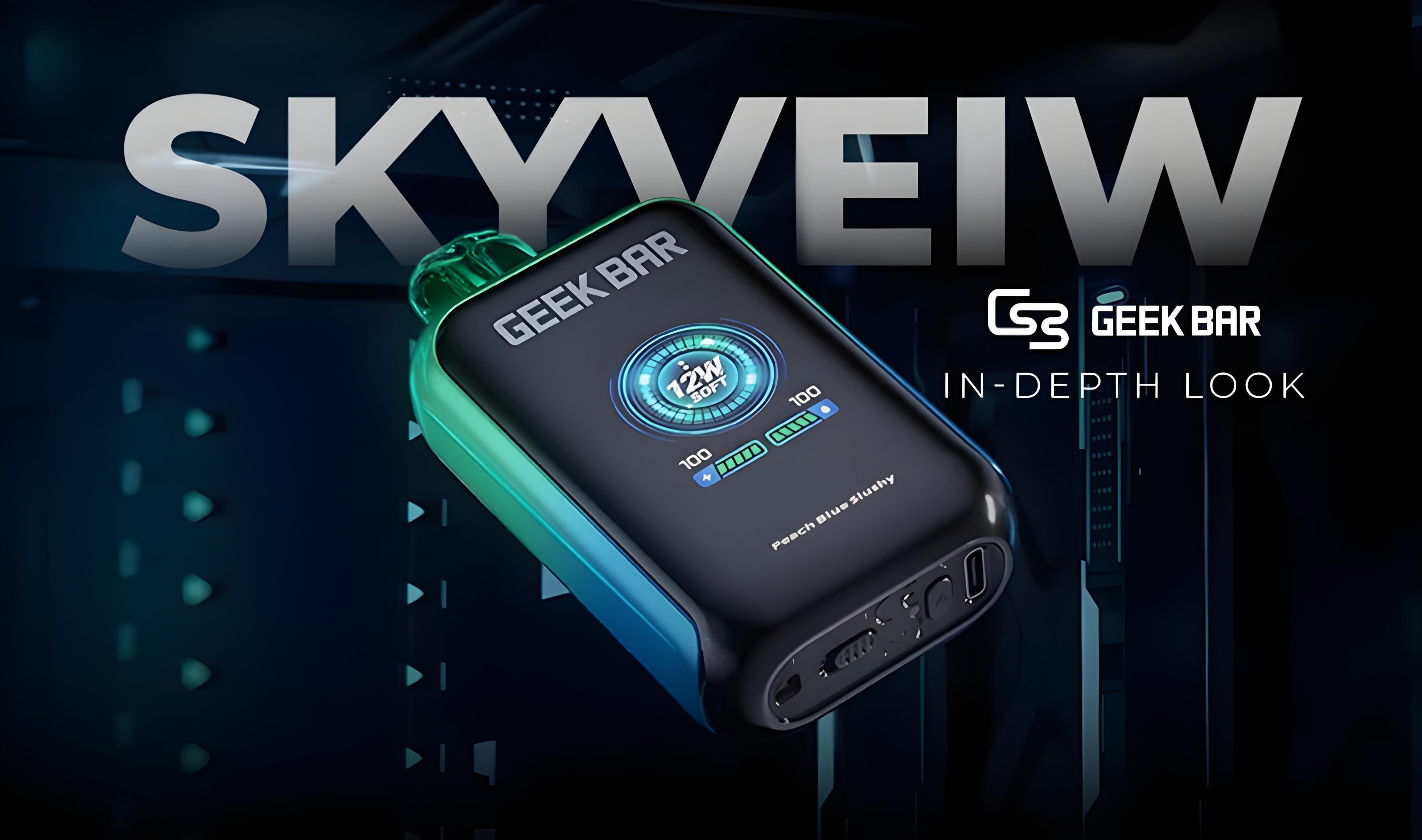 Geek Bar Skyview Review: Modern Design Meets Bold Flavor