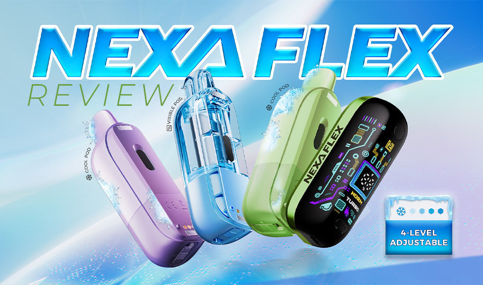 NEXA Flex Ice Master Review - Adjustable Cooling & Smart Pods - Vape Juice Depot