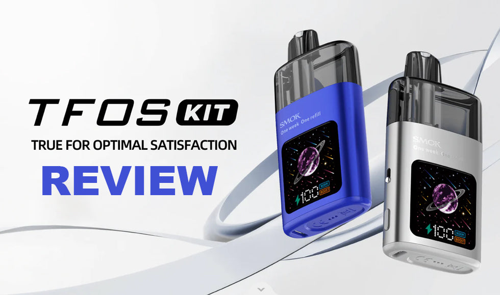 SMOK TFOS Pod Kit Review | 10mL Pod & Smart Screen SMOK TFOS Pod Kit Review | 10mL Pod & Smart Screen