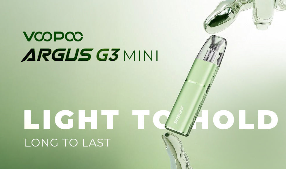 VooPoo ARGUS G3 Mini Review: Light To Hold, Long To Last