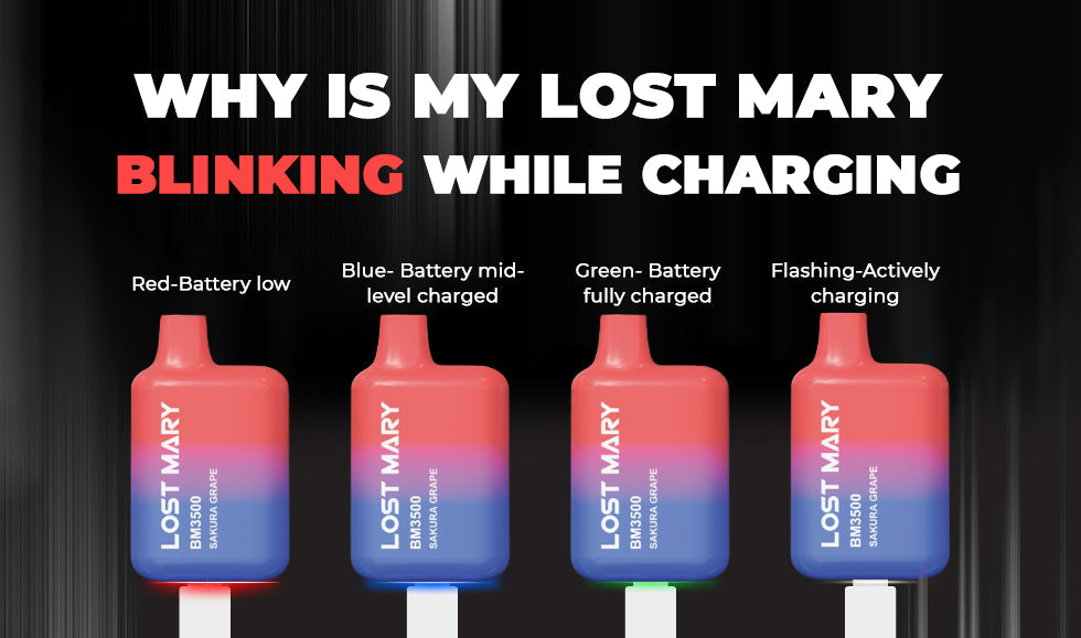 Lost Mary Not Charging? Why It's Blinking Red & How to Fix It Lost Mary Not Charging? Why It's Blinking Red & How to Fix It