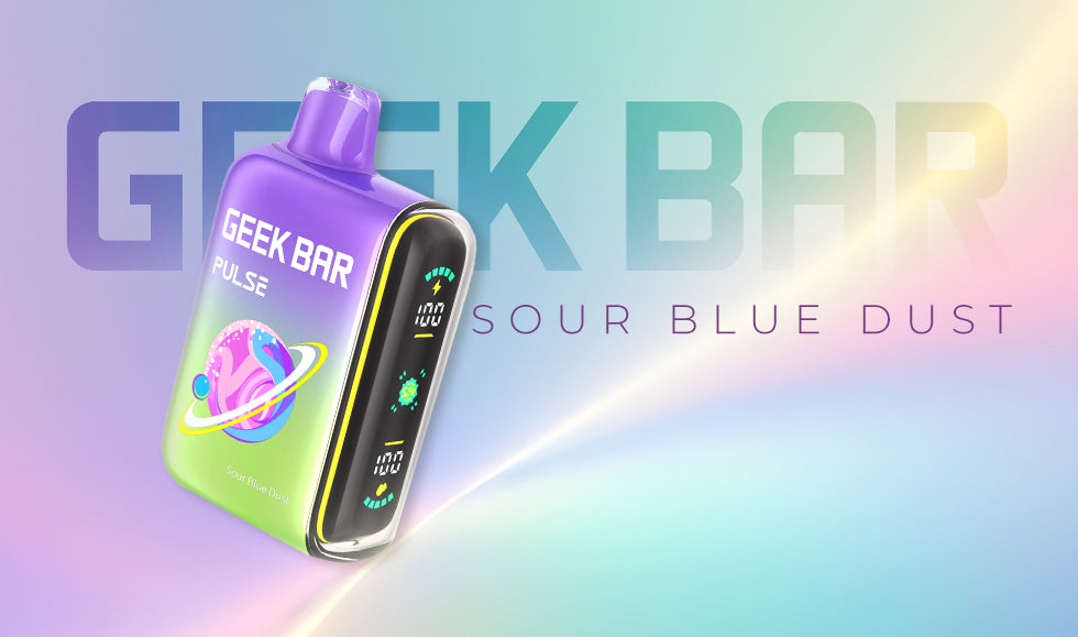 Sour Blue Dust Geek Bar: Tangy Blue Raspberry Disposable Vape