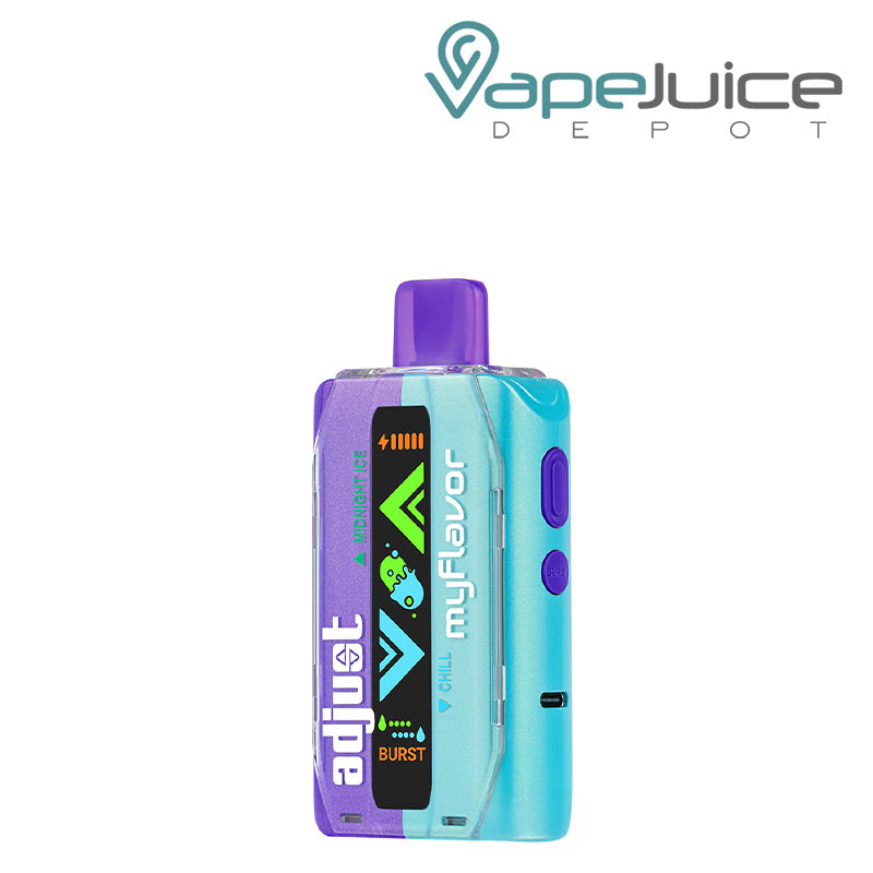 Chill Adjust MyFlavor 40K Disposable Vape with smart screen display and control buttons - Vape Juice Depot