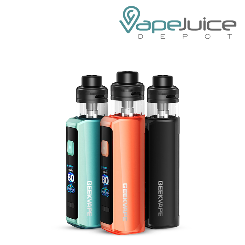 Three Colors of GeekVape Aegis Force Pod Kit - Vape Juice Depot