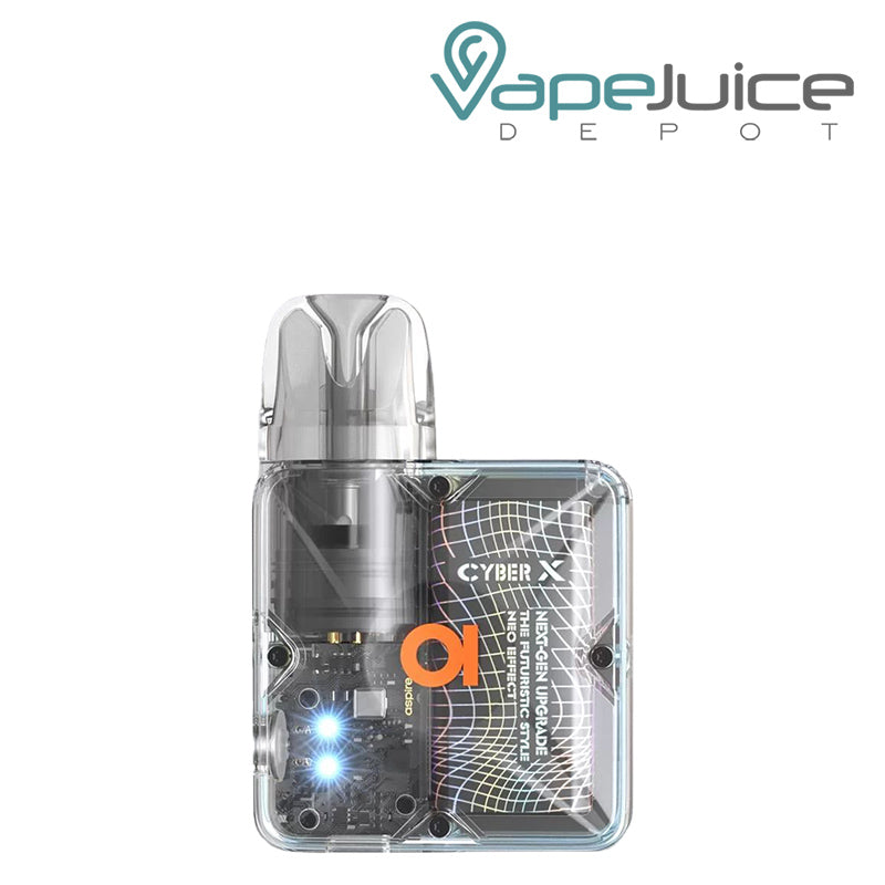 Back side of Aspire Cyber X Pod Kit - Vape Juice Depot