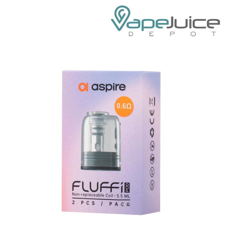 0.6ohm Aspire Fluffi Replacement Pod Cartridge - Vape Juice Depot