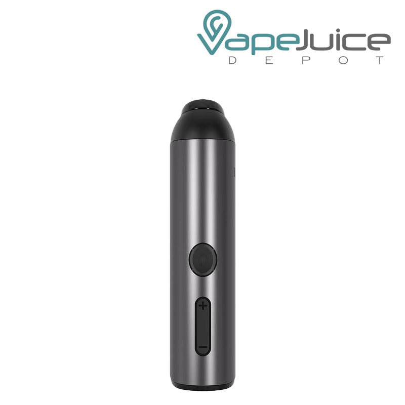 Side view of Auxo Calent Dry Herb Vaporizer with adjustment buttons - Vape Juice Depot