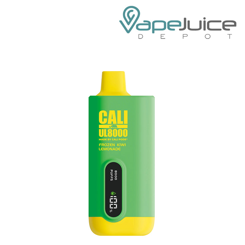 Frozen Kiwi Lemonade Cali UL8000 8000 Puff Disposable with LED screen - Vape Juice Depot