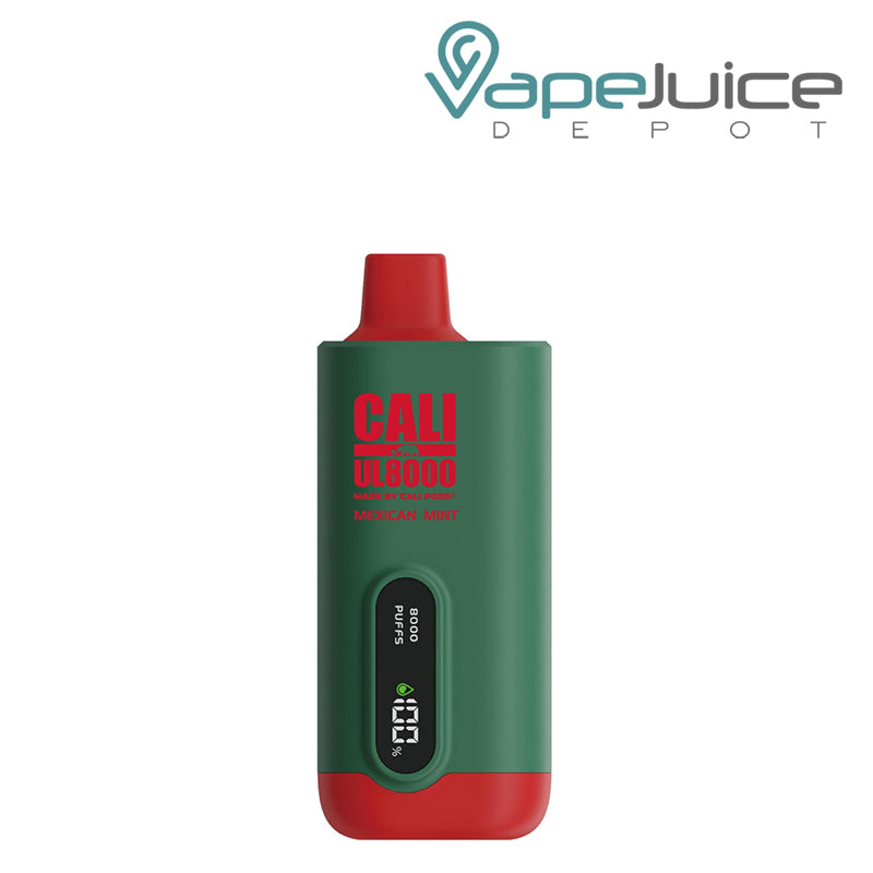 Mexico Mint Cali UL8000 8000 Puff Disposable with LED screen - Vape Juice Depot