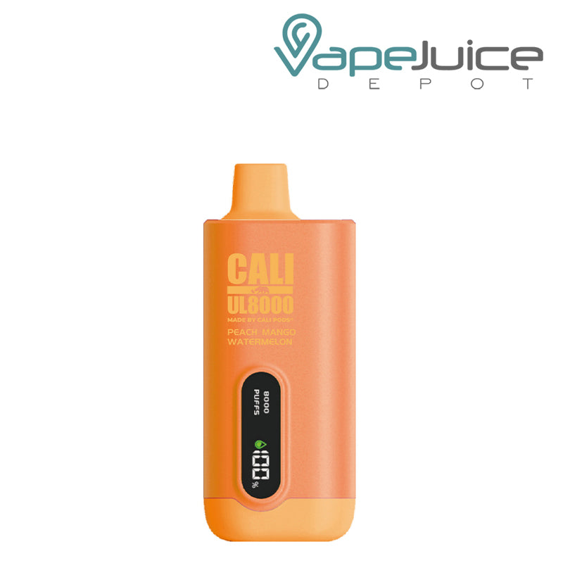 Peach Mango Watermelon Cali UL8000 8000 Puff Disposable with LED screen - Vape Juice Depot