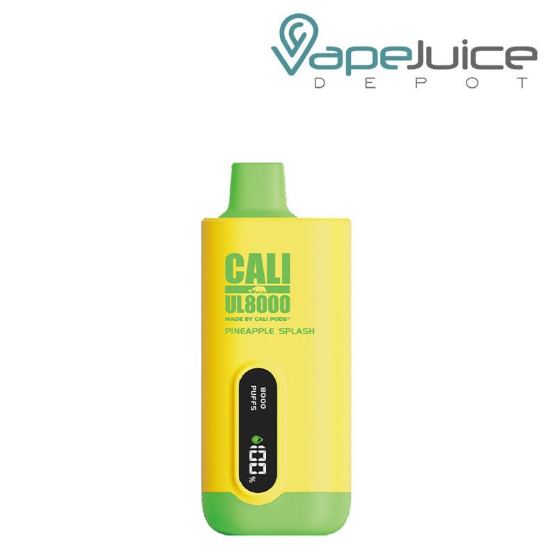 Pineapple Splash Cali UL8000 8000 Puff Disposable with LED screen - Vape Juice Depot