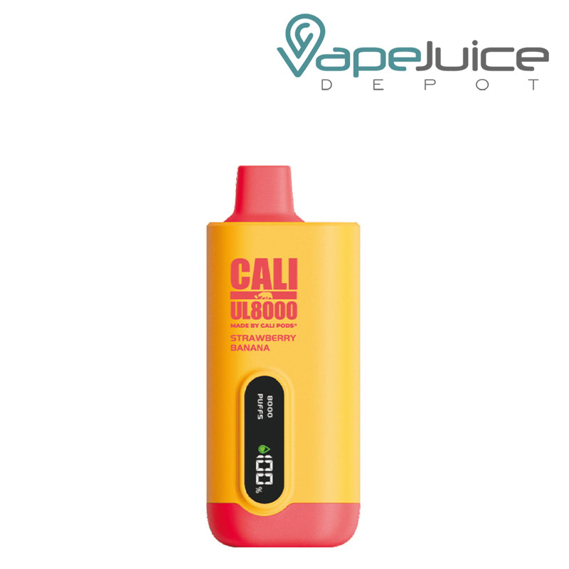 Strawberry Banana Cali UL8000 8000 Puff Disposable with LED screen - Vape Juice Depot