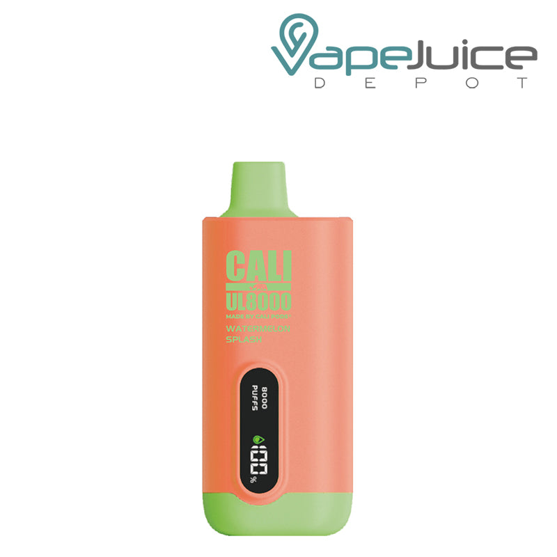 Watermelon Splash Cali UL8000 8000 Puff Disposable with LED screen - Vape Juice Depot