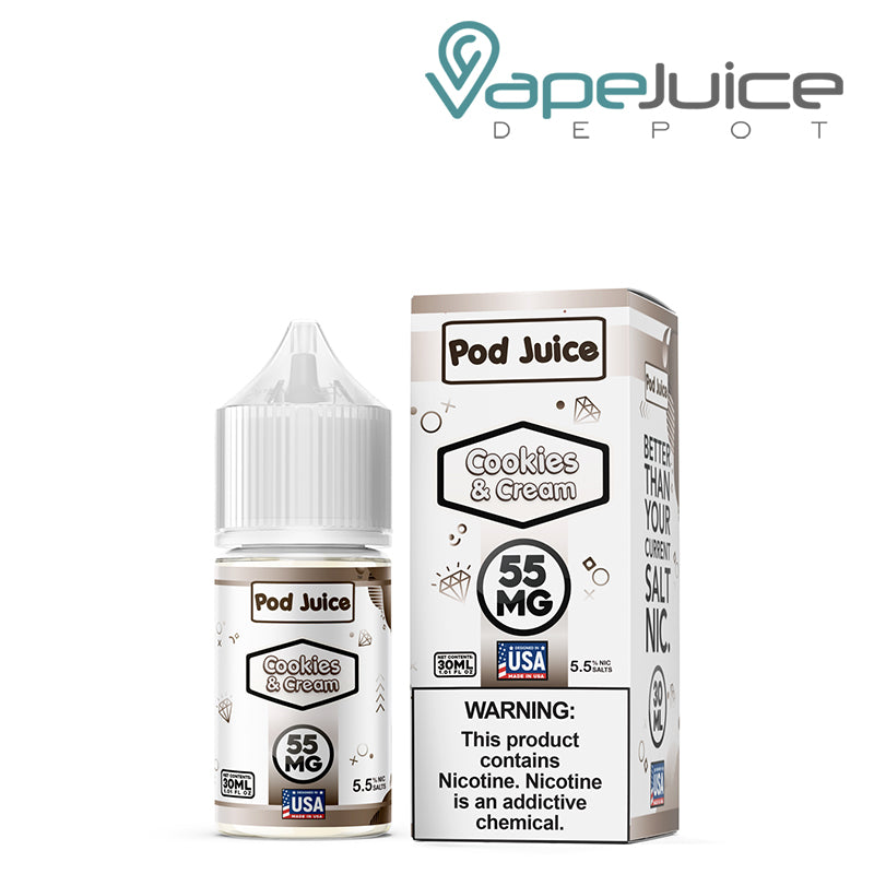 Cookie and Cream Pod Juice TFN Salt $11.98 Cookie and Cream Pod Juice TFN Salt $11.98