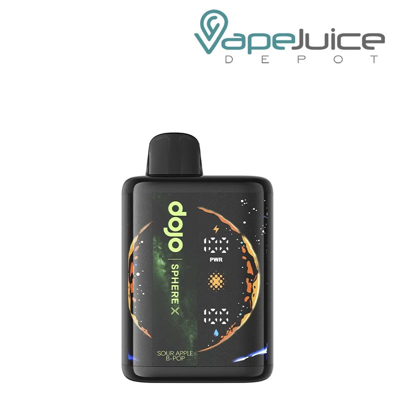 Sour Apple B-Pop Dojo Sphere X 40K Disposable with 360° Surround Screen - Vape Juice Depot