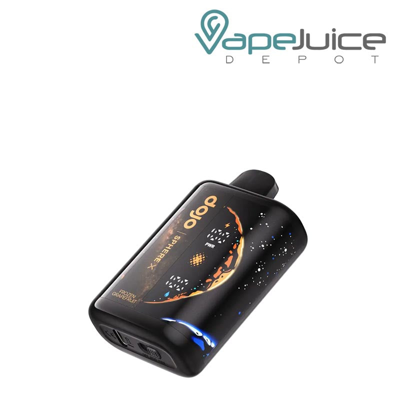Bottom Side of Dojo Sphere X 40K Disposable with 360° Surround Screen - Vape Juice Depot