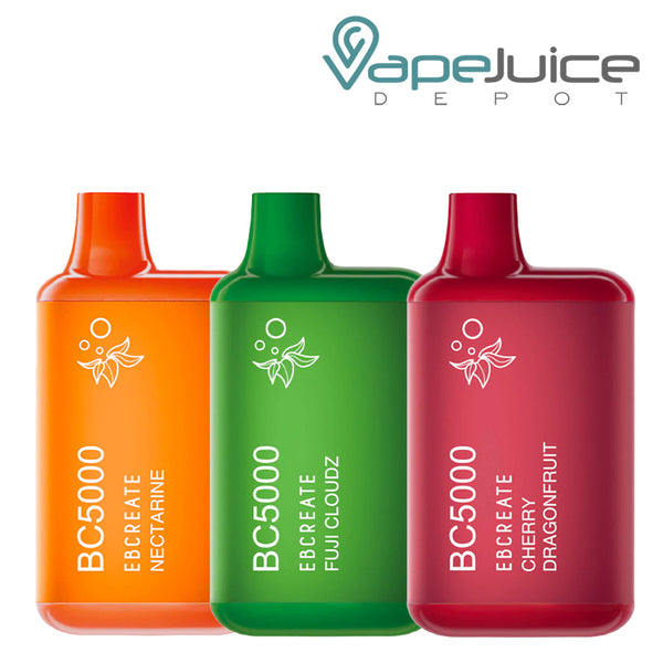 Three Flavors of EB Create BC5000 Thermal Edition Disposable - Vape Juice Depot