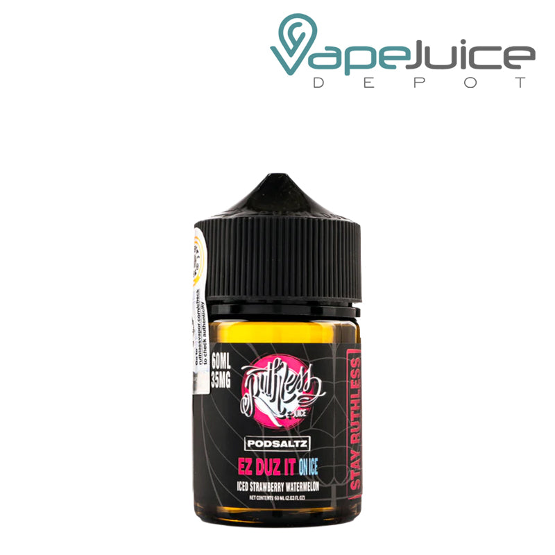 EZ Duz It On Ice Ruthless Salt 60ml bottle - Vape Juice Depot