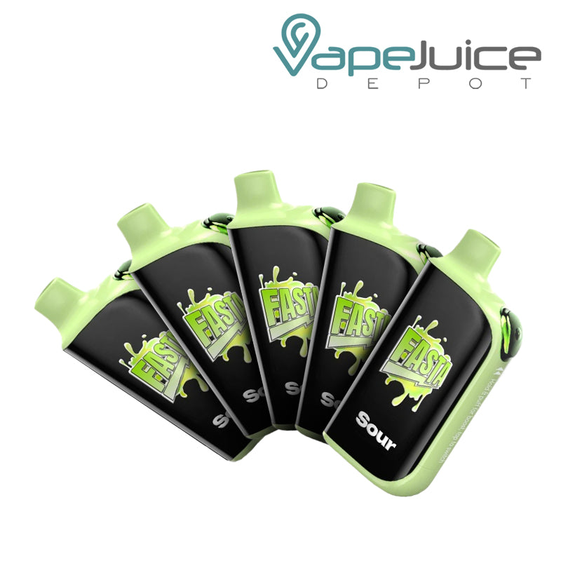 Fasta Burrst V2 37K 5 Pack Bundle Lemon Heads Sour Edition - Vape Juice Depot