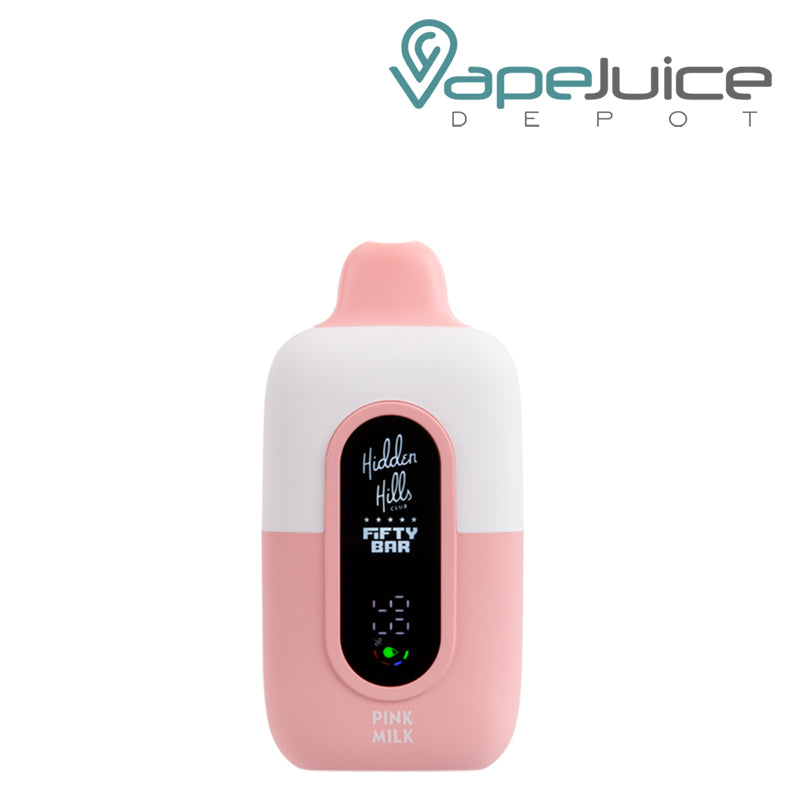 Pink Milk Fifty Bar 20K Hidden Hills Disposable with Digital Screen - Vape Juice Depot