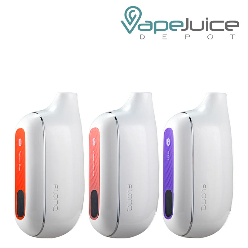 Three Flavors of Flonq Max Smart 10000 Disposable with LCD Screen - Vape Juice Depot