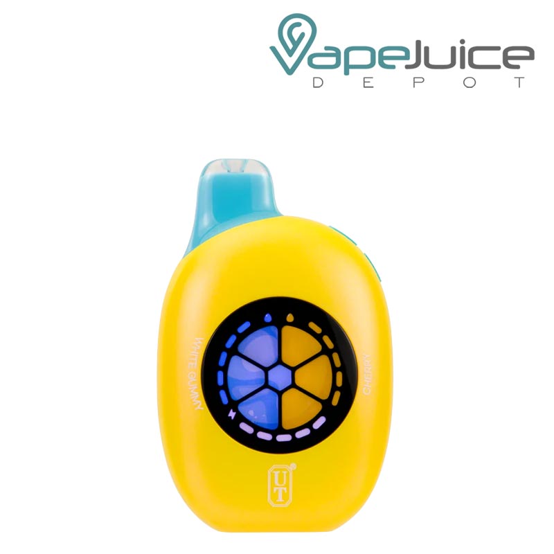 White Gummy | Cherry Flum UT 50000 Disposable with display screen - Vape Juice Depot