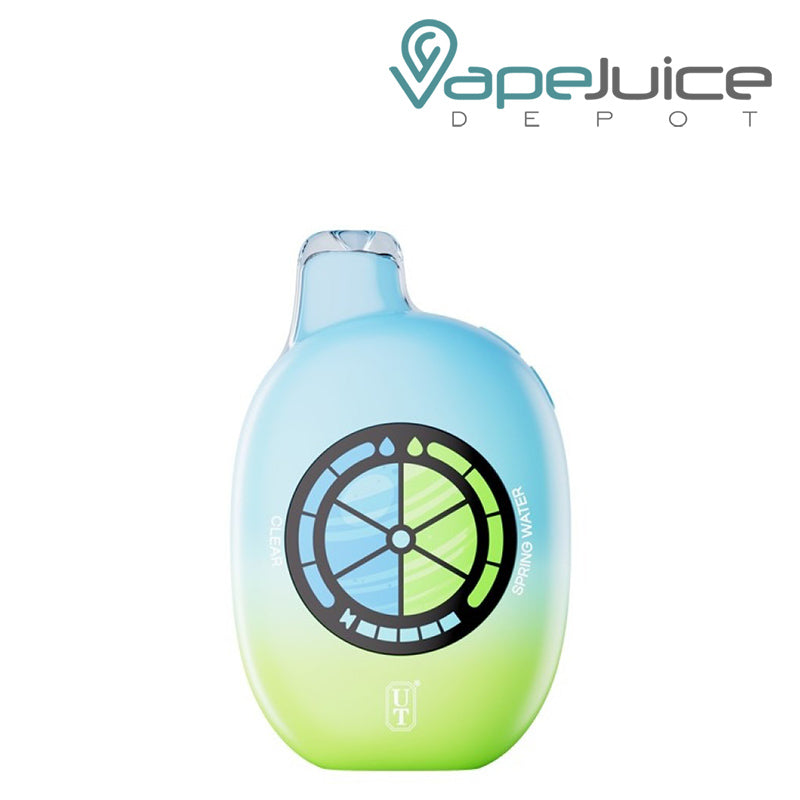 Clear / Spring Water Flum UT 50000 Disposable with display screen - Vape Juice Depot