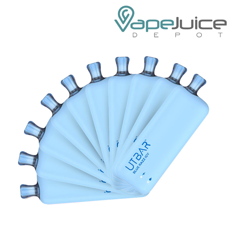Blue Razz Icy Flum UT Bar 6000 10-Pack Bundle - Vape Juice Depot