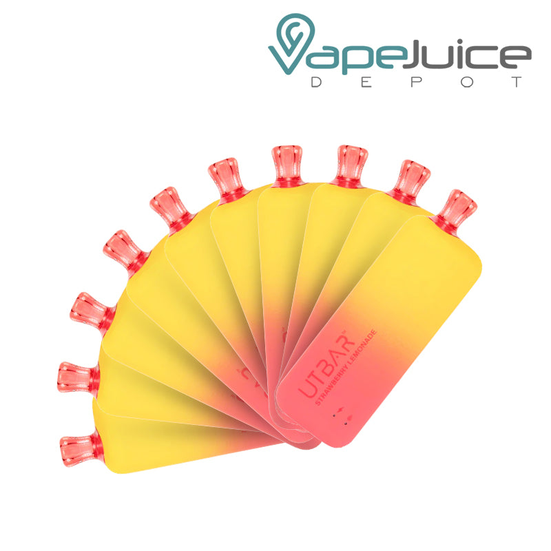 Strawberry Lemonade Flum UT Bar 6000 10-Pack Bundle - Vape Juice Depot