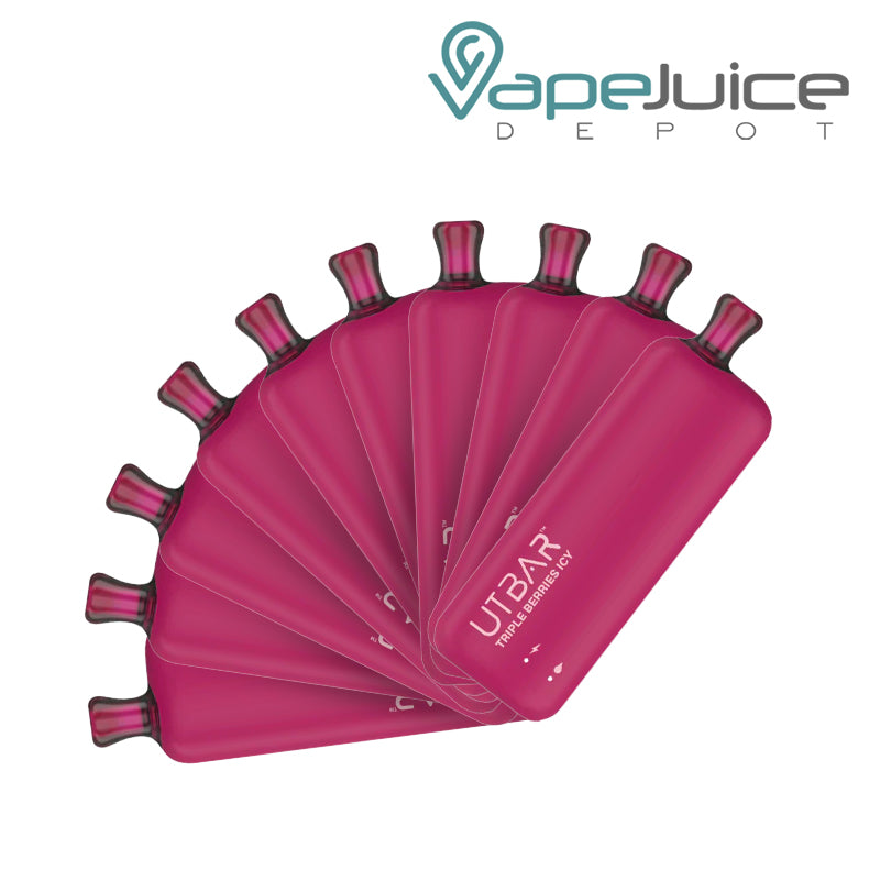 Triple Berry Ice Flum UT Bar 6000 10-Pack Bundle - Vape Juice Depot