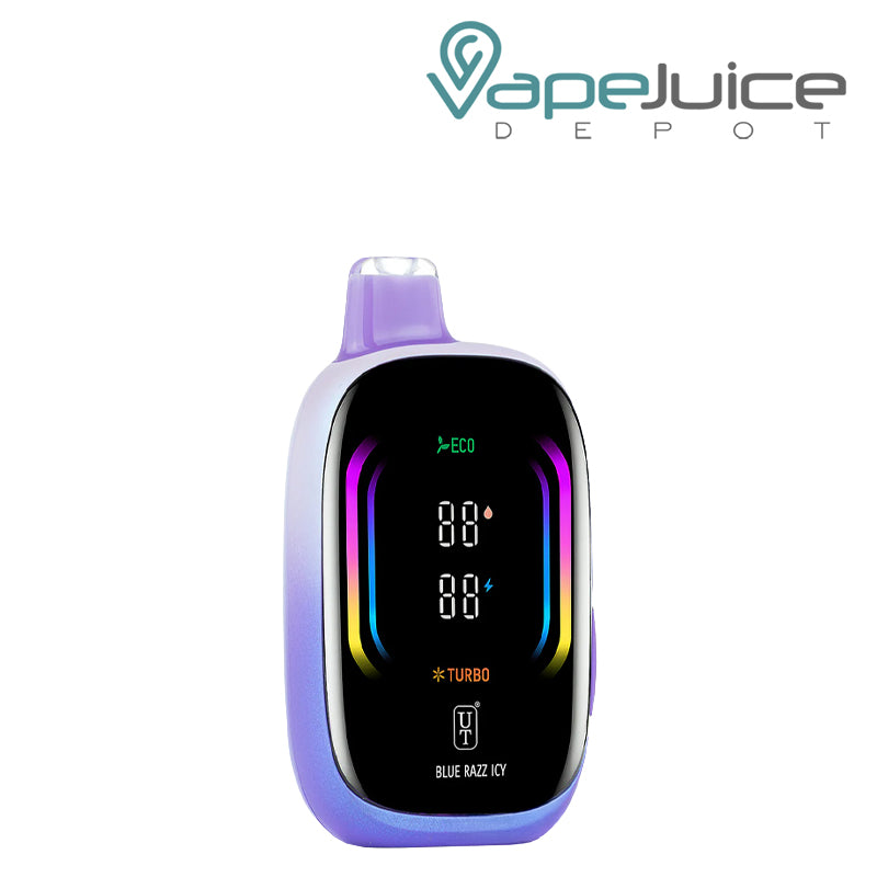 Blue Razz Icy Flum UT Mello Pro 50K Disposable with display full screen - Vape Juice Depot