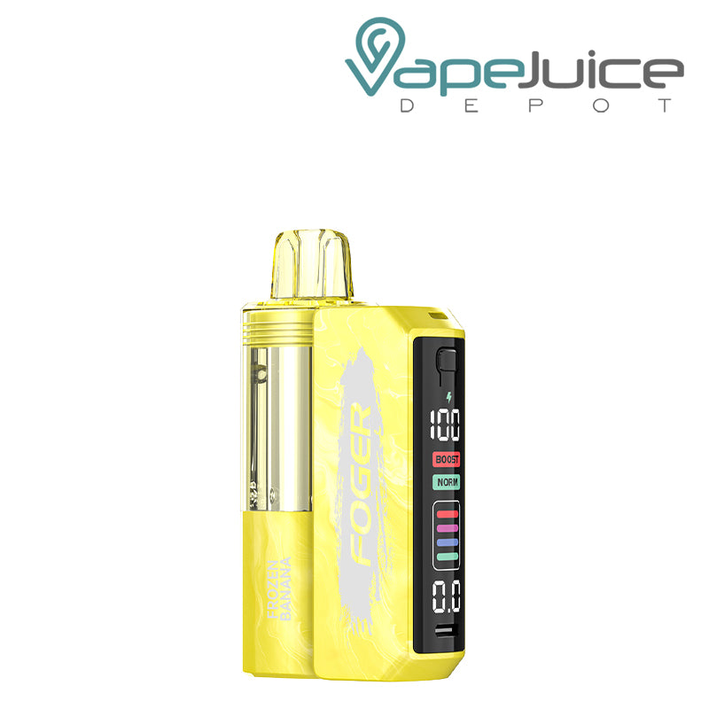 Frozen Banana Foger Switch Pro Disposable Vape Kit with smart screen display - Vape Juice Depot