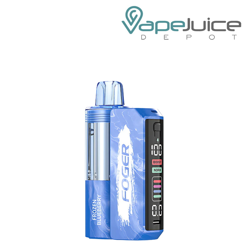 Frozen Blueberry Foger Switch Pro Disposable Vape Kit with smart screen display - Vape Juice Depot