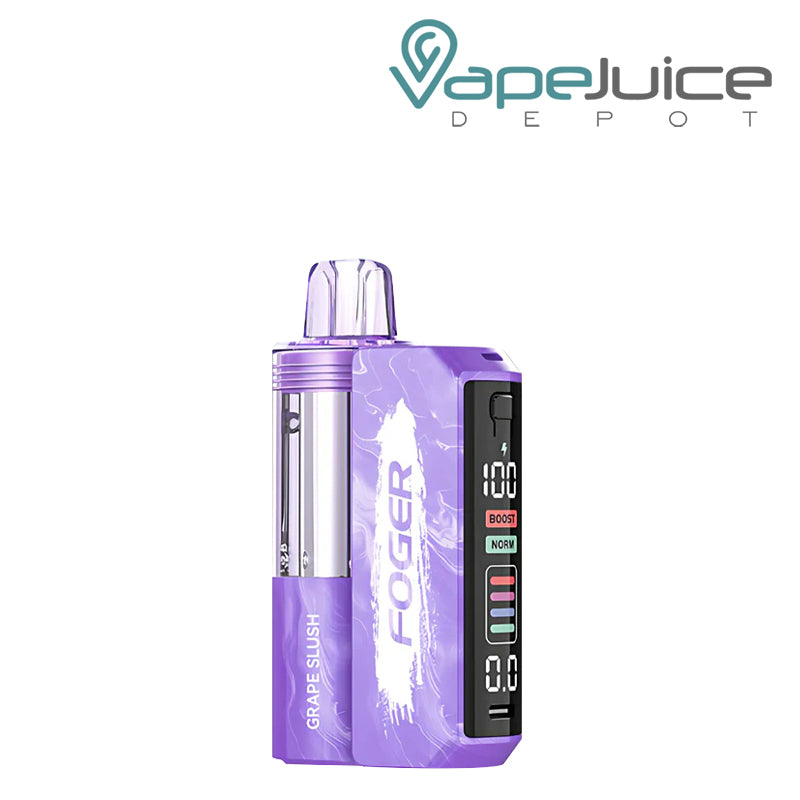 Grape Slush Foger Switch Pro Disposable Vape Kit with smart screen display - Vape Juice Depot