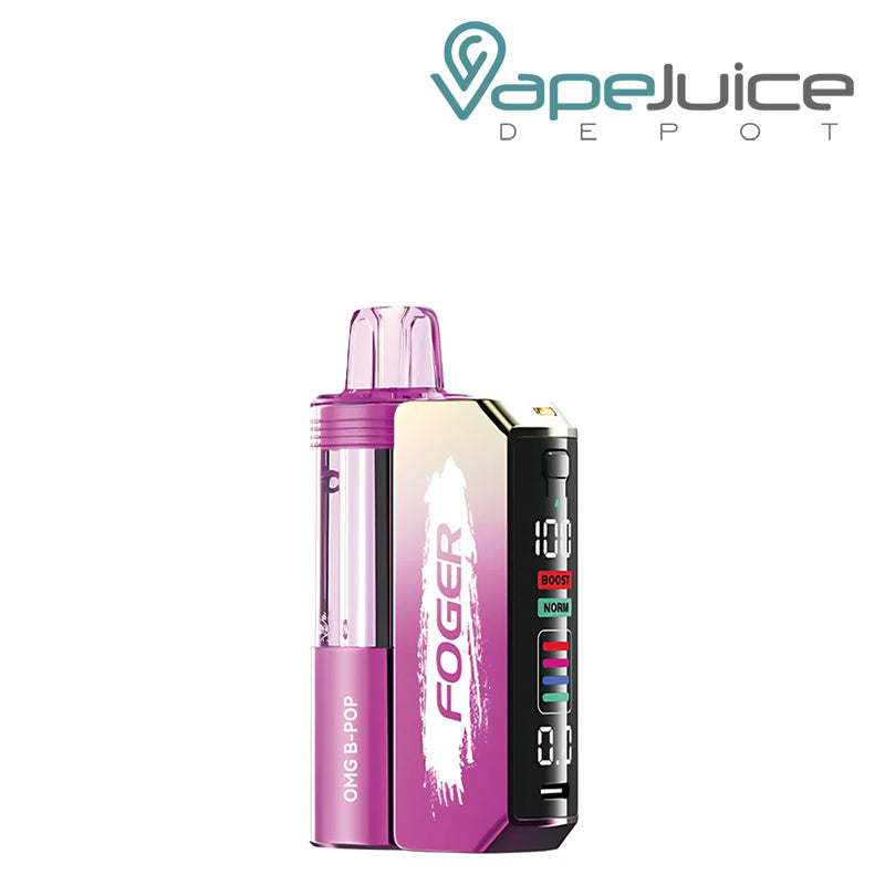 OMG B-Pop Foger Switch Pro Disposable Vape Kit with smart screen display - Vape Juice Depot