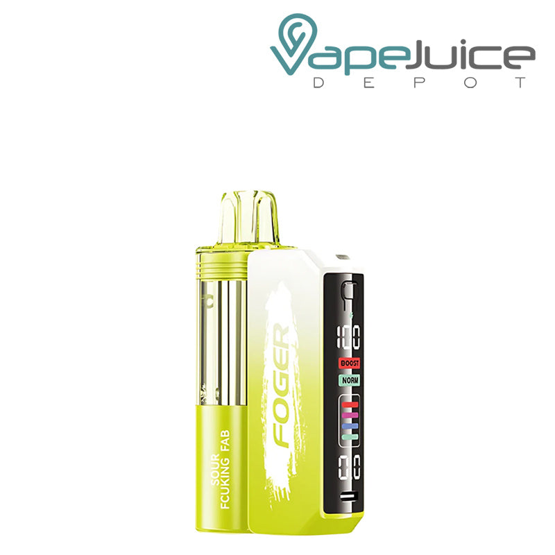 Sour Fcuking Fab Foger Switch Pro Disposable Vape Kit with smart screen display - Vape Juice Depot
