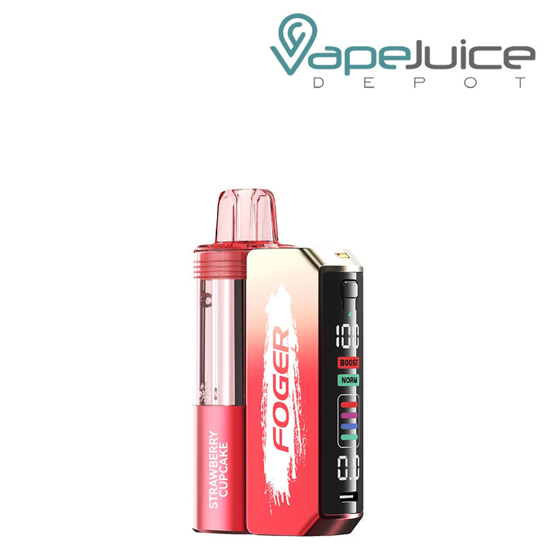 Strawberry Cupcake Foger Switch Pro Disposable Vape Kit with smart screen display - Vape Juice Depot