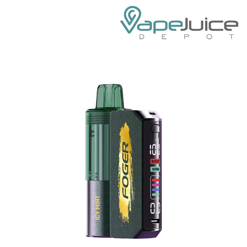 Icy Mint Foger Switch Pro Disposable Vape Kit with smart screen display - Vape Juice Depot