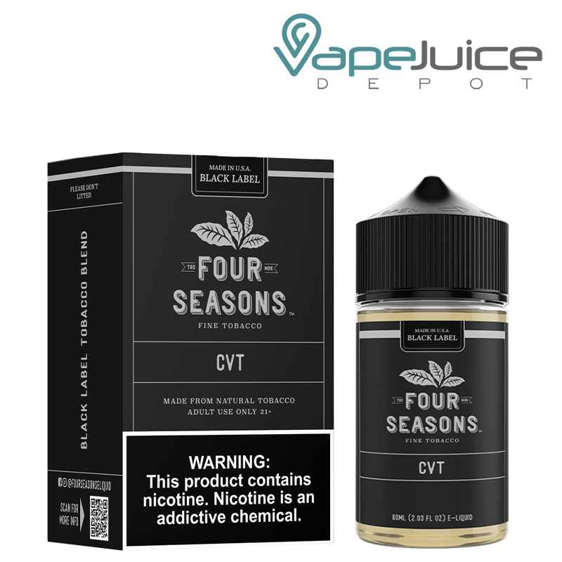 CVT Black Label Four Seasons eLiquid $10.49 CVT Black Label Four Seasons eLiquid $10.49