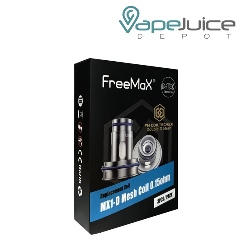 A box of FreeMax MX1-D Mesh Coils - Vape Juice Depot