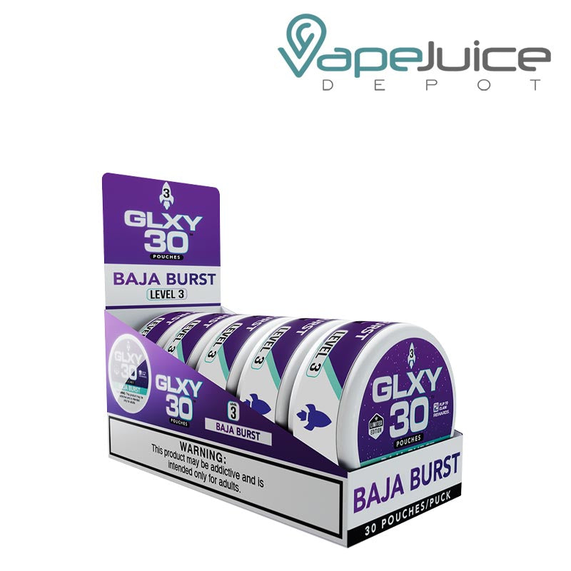 5 Can Pack of GLXY Nicotine Pouches Baja Burst - Vape Juice Depot