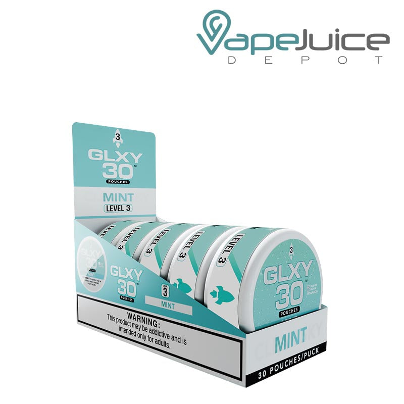 5 Can Pack of GLXY Nicotine Pouches Mint - Vape Juice Depot