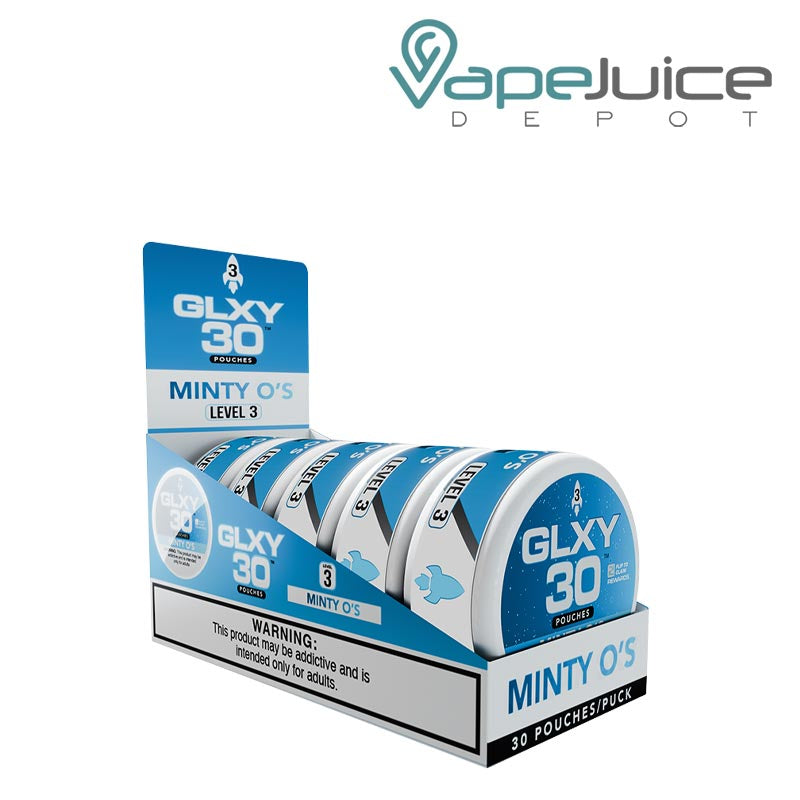 5 Can Pack of GLXY Nicotine Pouches Minty O's - Vape Juice Depot