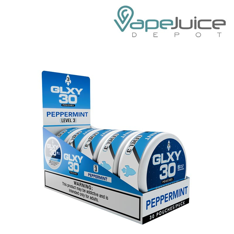 5 Can Pack of GLXY Nicotine Pouches Peppermint - Vape Juice Depot