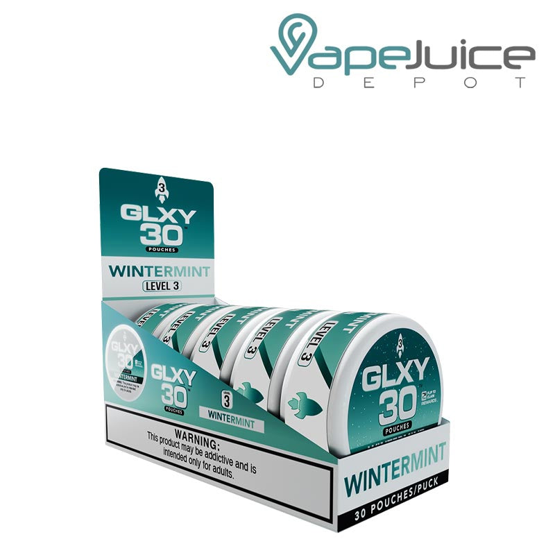 5 Can Pack of GLXY Nicotine Pouches Wintermint - Vape Juice Depot