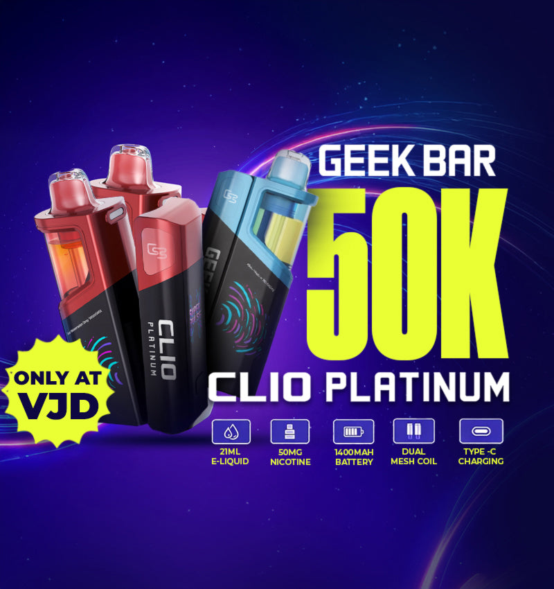Geek Bar Clio Platinum 50K Disposable Kit