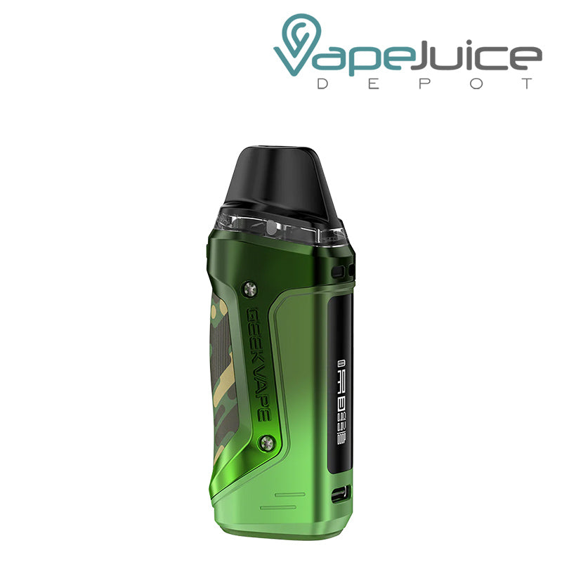 Jungle Green GeekVape AN2 Pod System Kit with display screen on the side - Vape Juice Depot