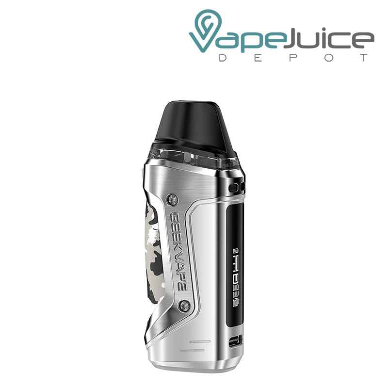 Polar Silver GeekVape AN2 Pod System Kit with display screen on the side - Vape Juice Depot